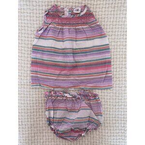 Egg Smocked Bloomer Set